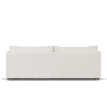 Linnevik sofa - Jump off white 1954-witgeoliede eiken, 4-zits, met rok - 1898