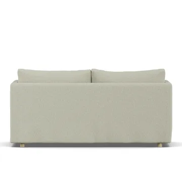 Linnevik sofa - Luiza Beige 3981-witgeoliede eiken, 2-zits, met rok - 1898