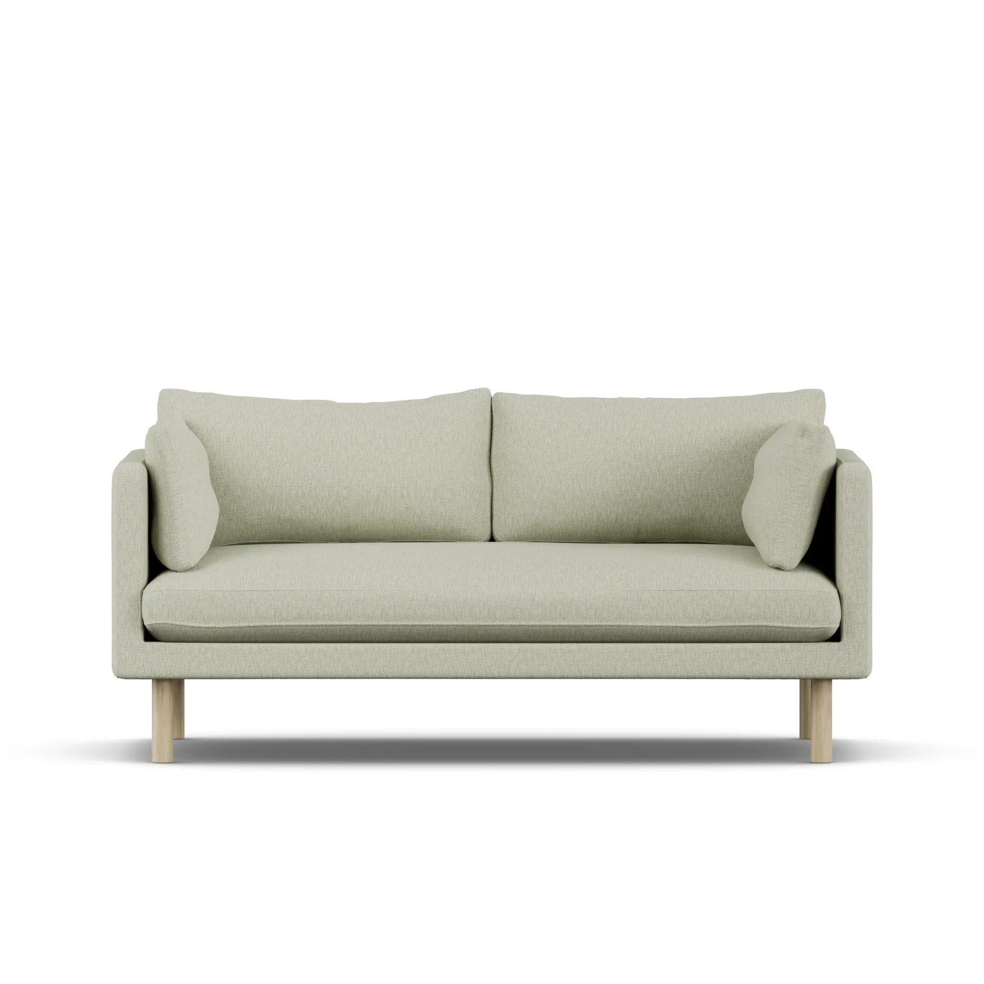 Linnevik sofa, Luiza Beige 3981-witgeoliede eiken, 2-zits 1898