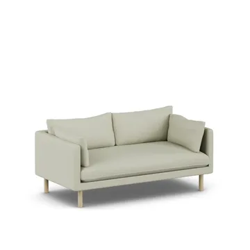 Linnevik sofa - Luiza Beige 3981-witgeoliede eiken, 2-zits - 1898
