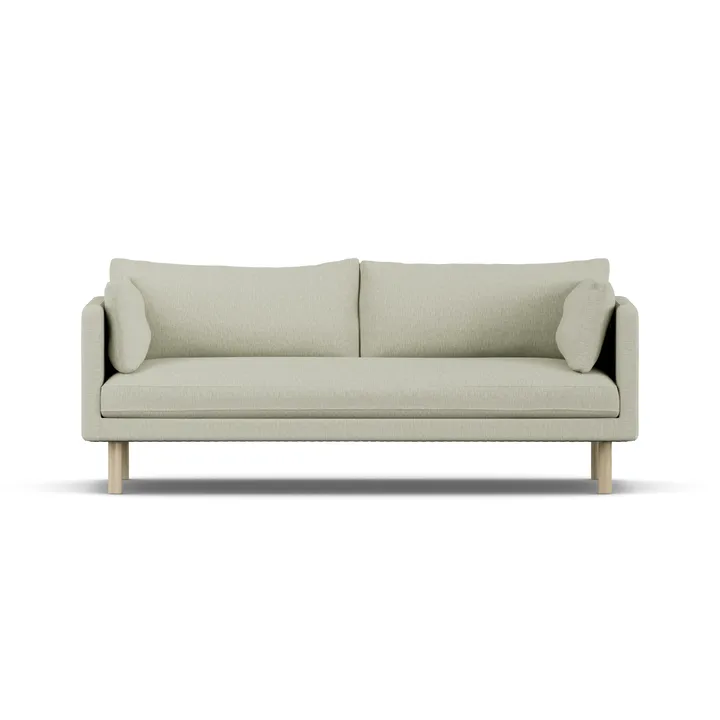Linnevik sofa - Luiza Beige 3981-witgeoliede eiken, 3-zits - 1898