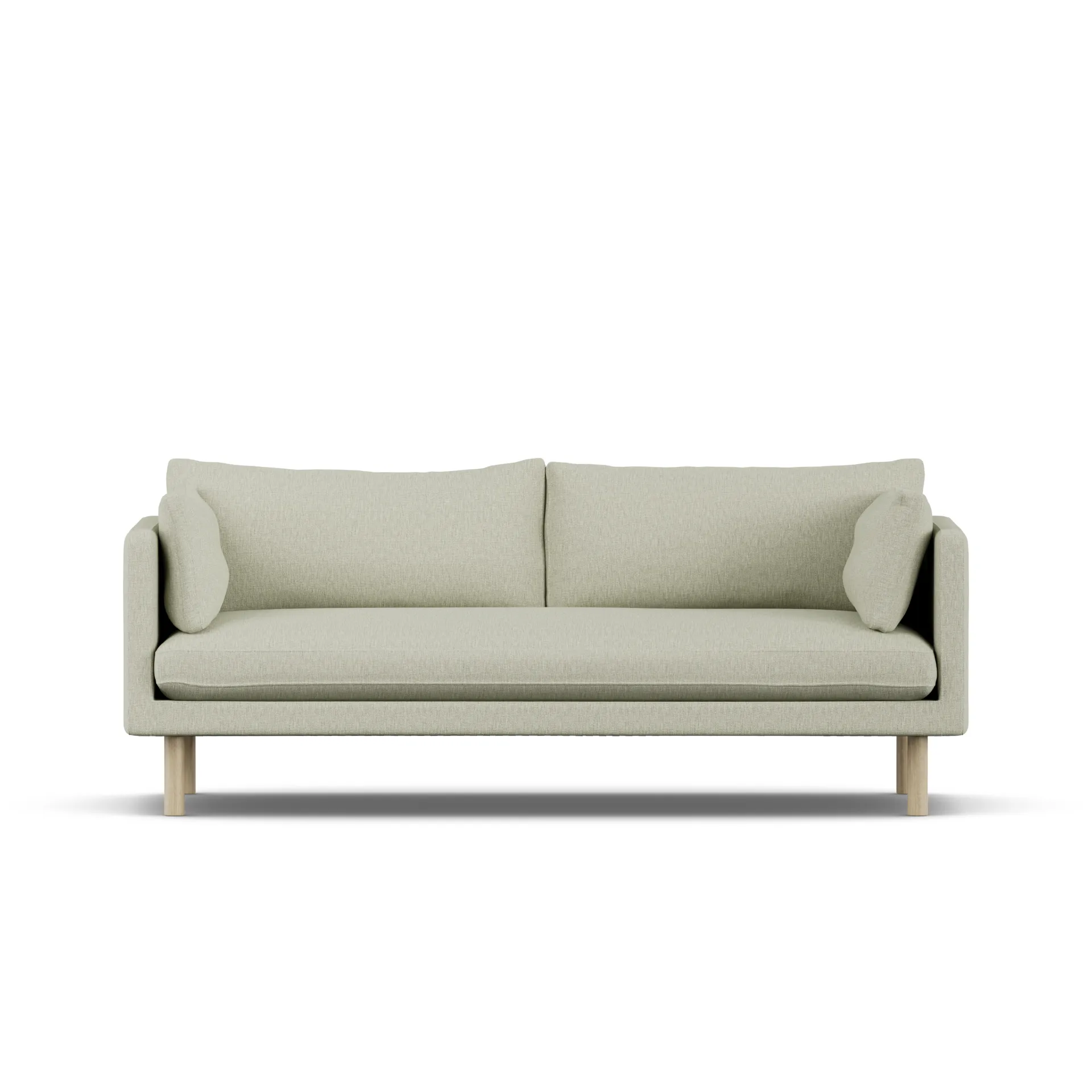 Linnevik sofa, Luiza Beige 3981-witgeoliede eiken, 3-zits 1898
