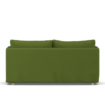 Linnevik sofa - Luiza Green 3975-witgeoliede eiken, 2-zits, met rok - 1898