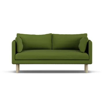 Linnevik sofa - Luiza Green 3975-witgeoliede eiken, 2-zits - 1898