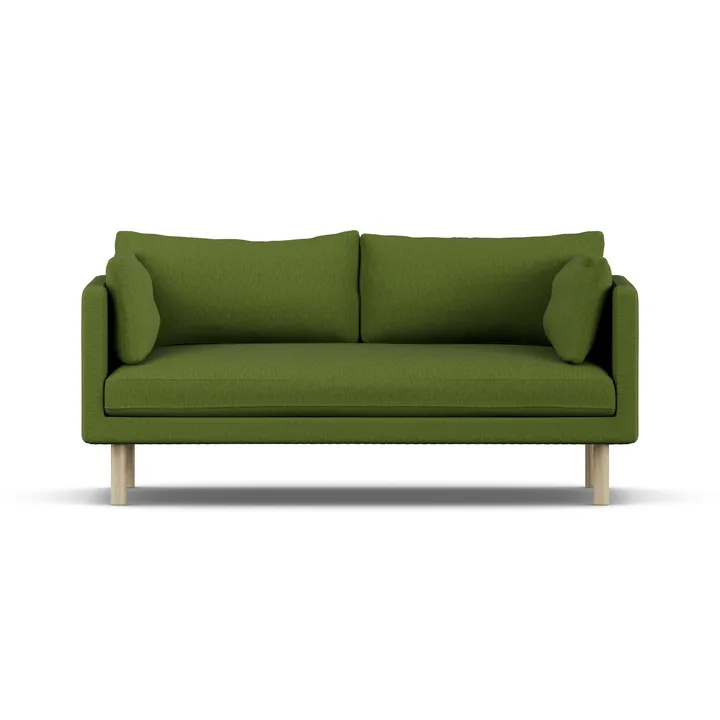 Linnevik sofa - Luiza Green 3975-witgeoliede eiken, 2-zits - 1898