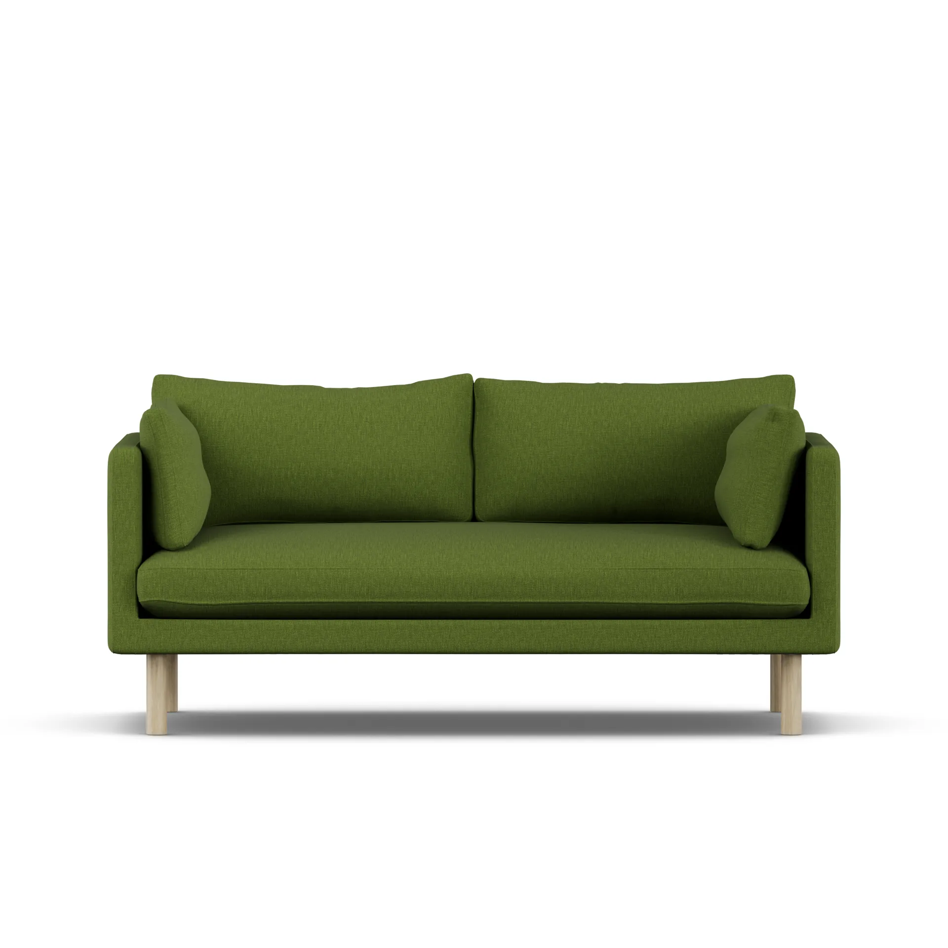 Linnevik sofa, Luiza Green 3975-witgeoliede eiken, 2-zits 1898