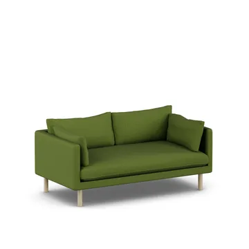 Linnevik sofa - Luiza Green 3975-witgeoliede eiken, 2-zits - 1898