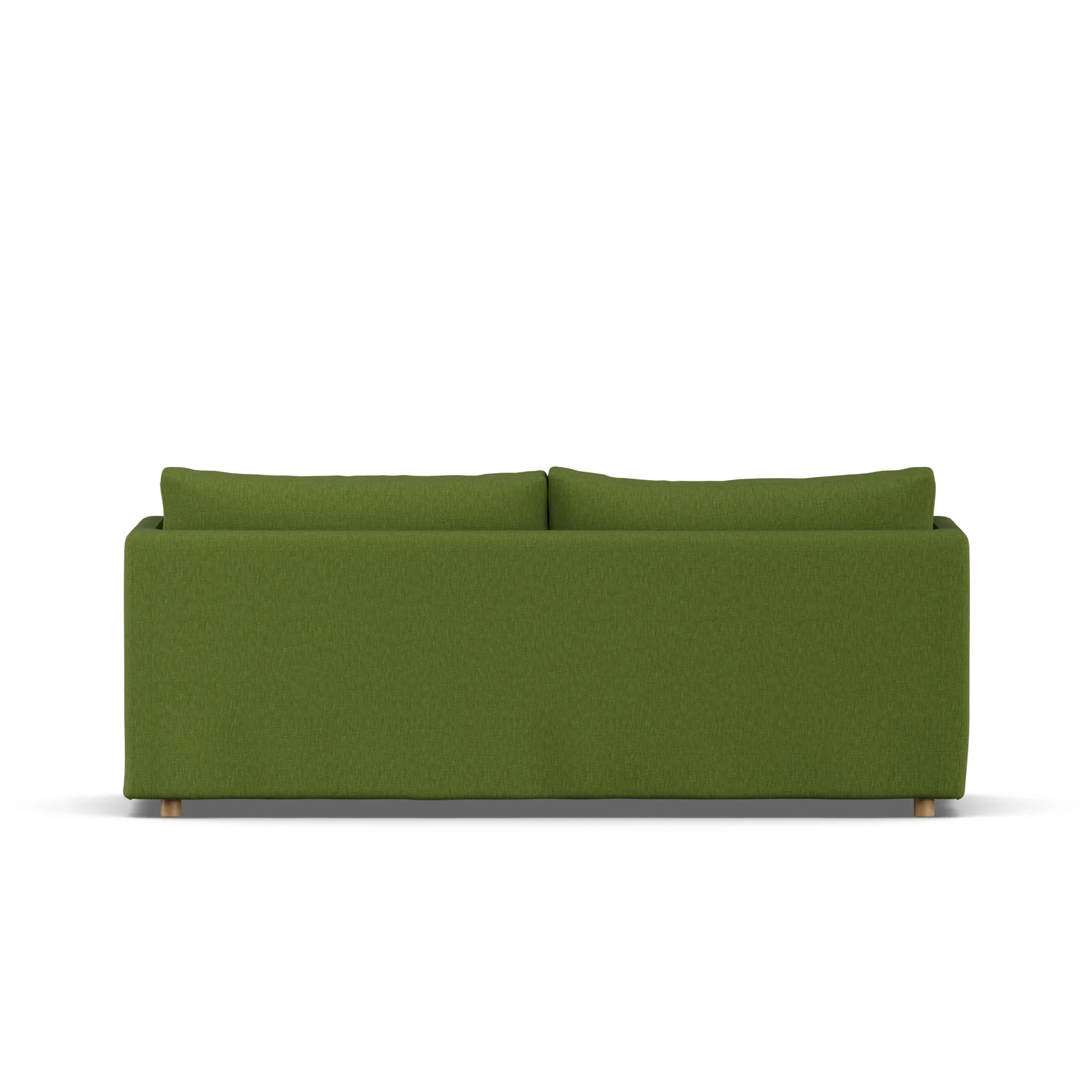 Linnevik sofa, Luiza green 3975-witgeoliede eiken, 3-zits, met rok 1898