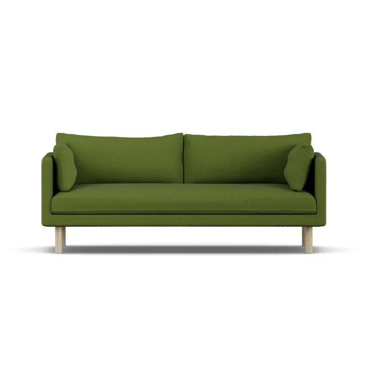 Linnevik sofa - Luiza Green 3975-witgeoliede eiken, 3-zits - 1898