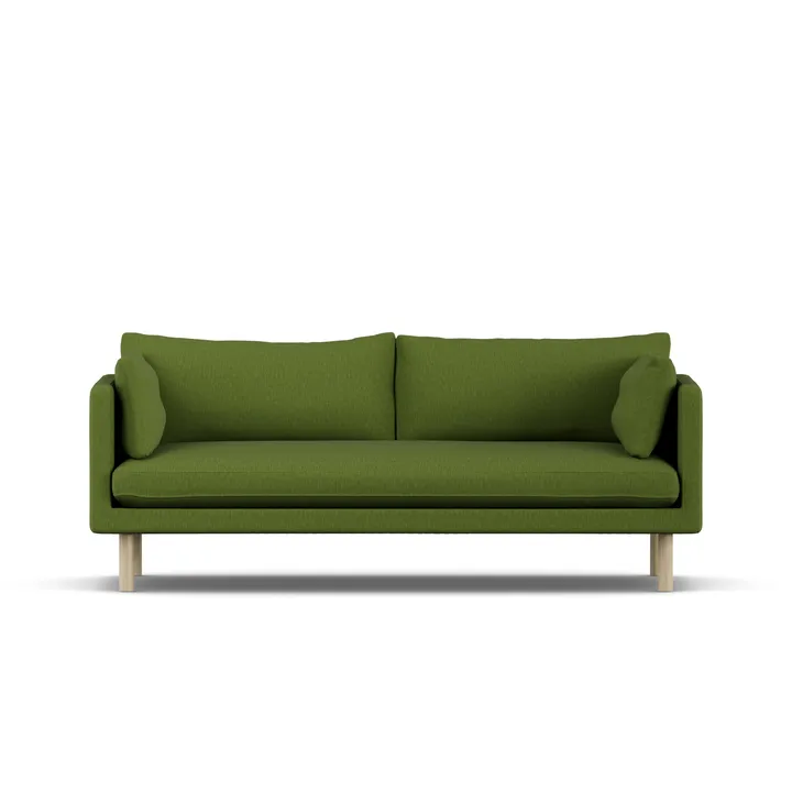 Linnevik sofa - Luiza Green 3975-witgeoliede eiken, 3-zits - 1898