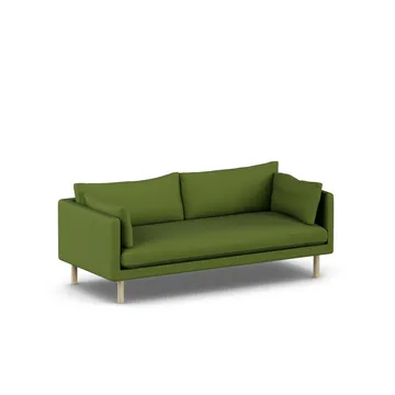 Linnevik sofa - Luiza Green 3975-witgeoliede eiken, 3-zits - 1898