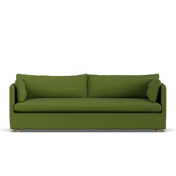Linnevik sofa - Luiza Green 3975-witgeoliede eiken, 4-zits, met rok - 1898