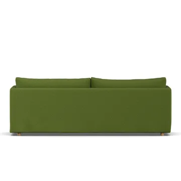 Linnevik sofa - Luiza Green 3975-witgeoliede eiken, 4-zits, met rok - 1898