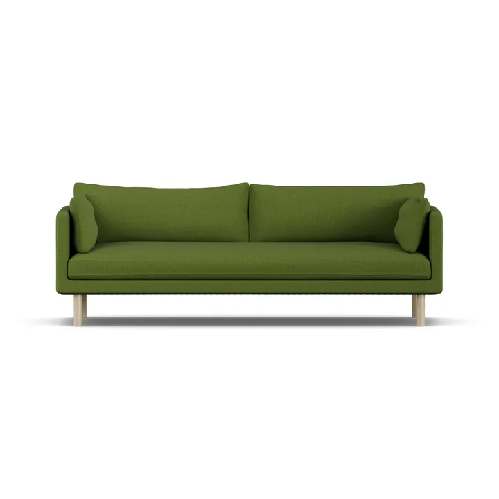 Linnevik sofa - Luiza Green 3975-witgeoliede eiken, 4-zits - 1898