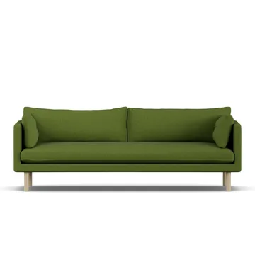 Linnevik sofa - Luiza Green 3975-witgeoliede eiken, 4-zits - 1898