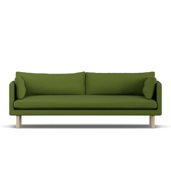 Linnevik sofa - Luiza Green 3975-witgeoliede eiken, 4-zits - 1898