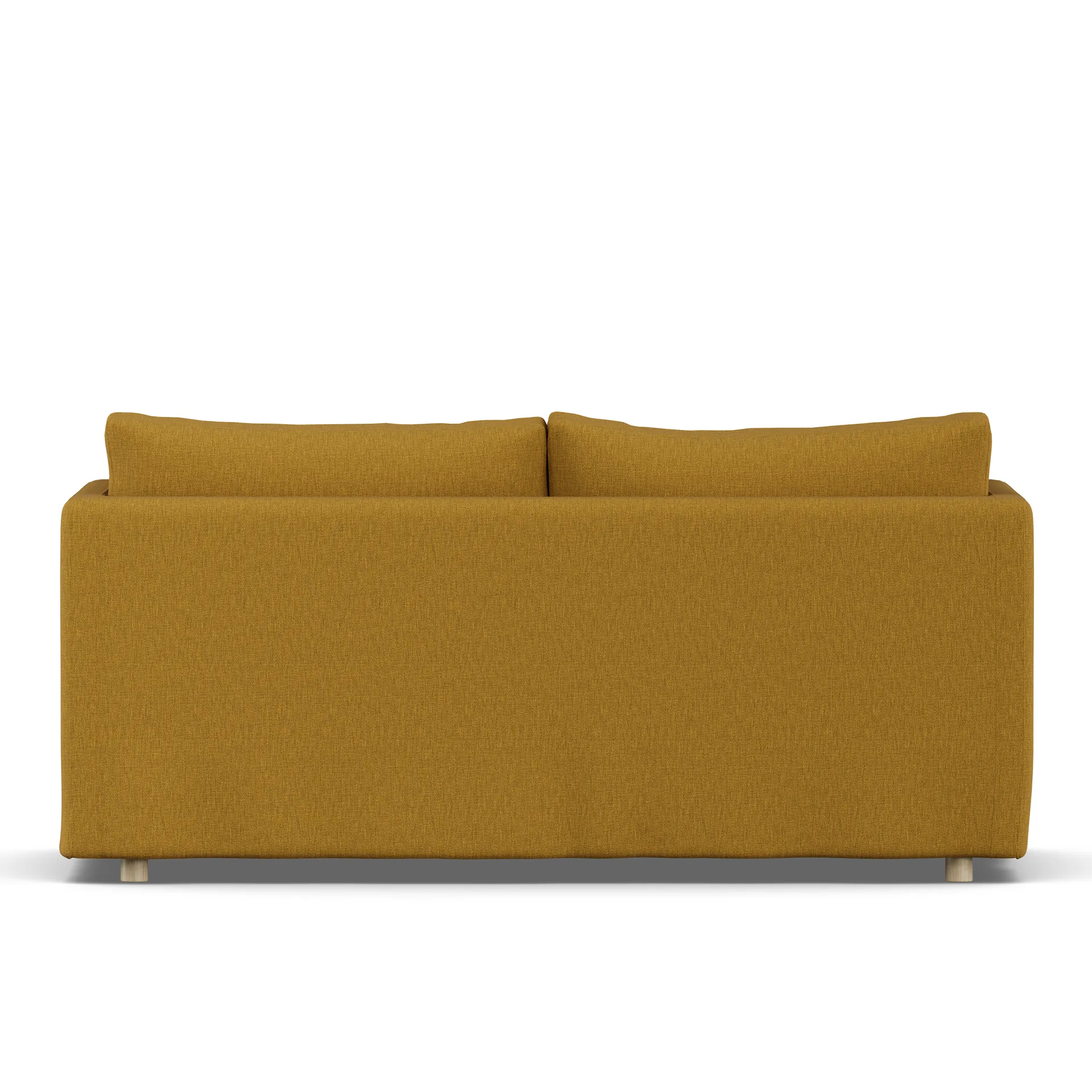 Linnevik sofa, Luiza Mustard 3972-witgeoliede eiken, 2-zits, met rok 1898