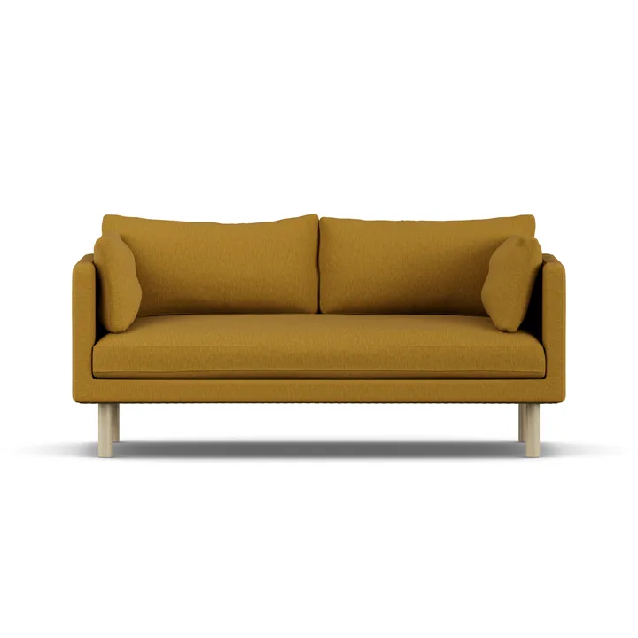 Linnevik sofa - Luiza Mustard 3972-witgeoliede eiken, 2-zits - 1898