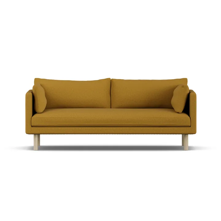 Linnevik sofa - Luiza Mustard 3972-witgeoliede eiken, 3-zits - 1898