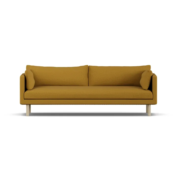 Linnevik sofa - Luiza Mustard 3972-witgeoliede eiken, 4-zits - 1898