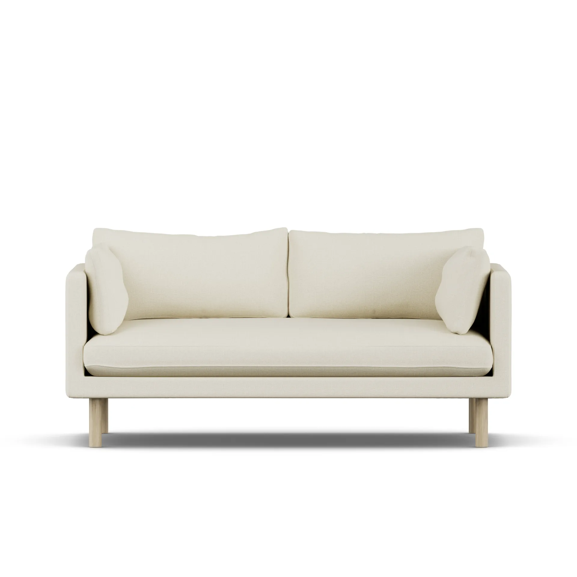 Linnevik sofa, Oslo Nature 1540-witgeoliede eiken, 2-zits 1898