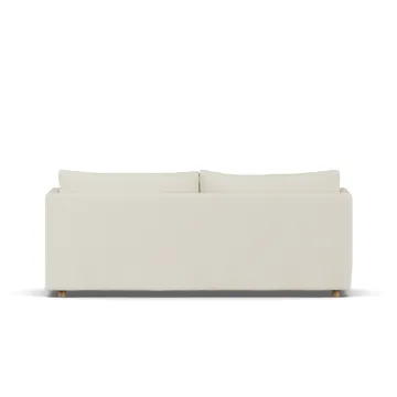 Linnevik sofa - Oslo Nature 1540-witgeoliede eiken, 3-zits, met rok - 1898