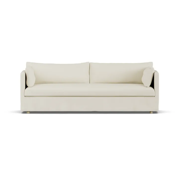 Linnevik sofa - Oslo Nature 1540-witgeoliede eiken, 4-zits, met rok - 1898