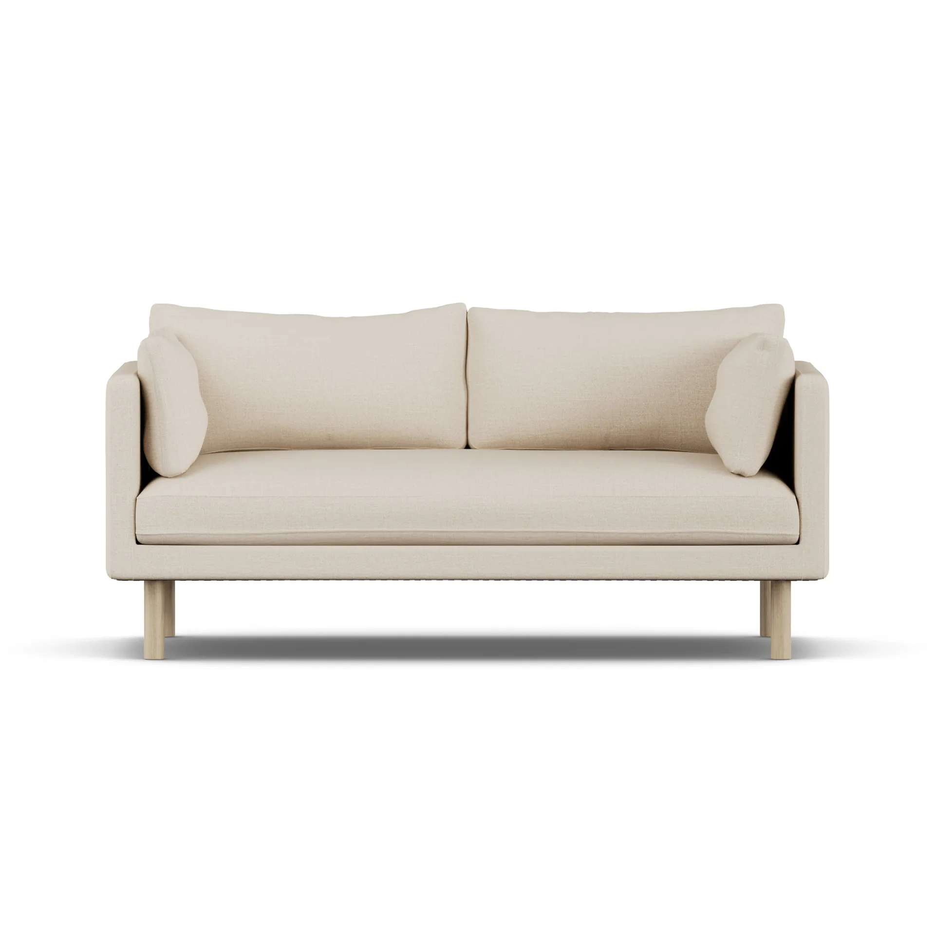 Linnevik sofa, Same Beige 6670-witgeoliede eiken, 2-zits 1898