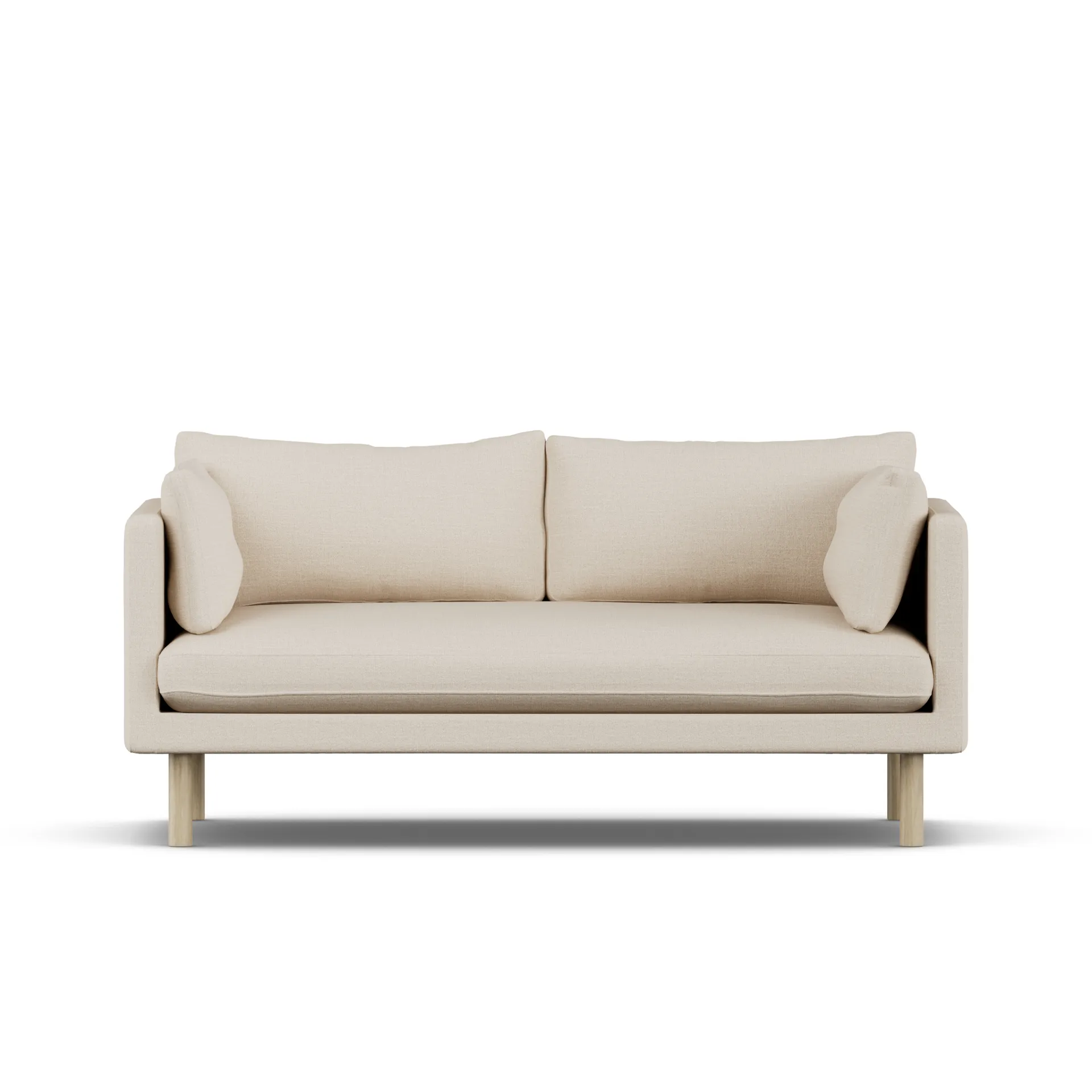 Linnevik sofa, Same Beige 6670-witgeoliede eiken, 2-zits 1898