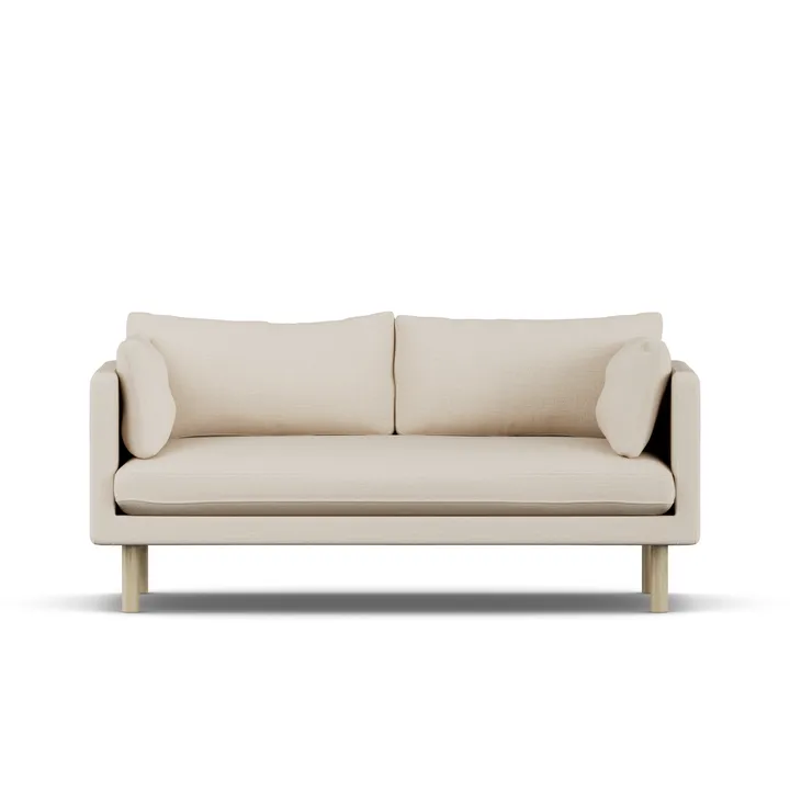 Linnevik sofa - Same Beige 6670-witgeoliede eiken, 2-zits - 1898