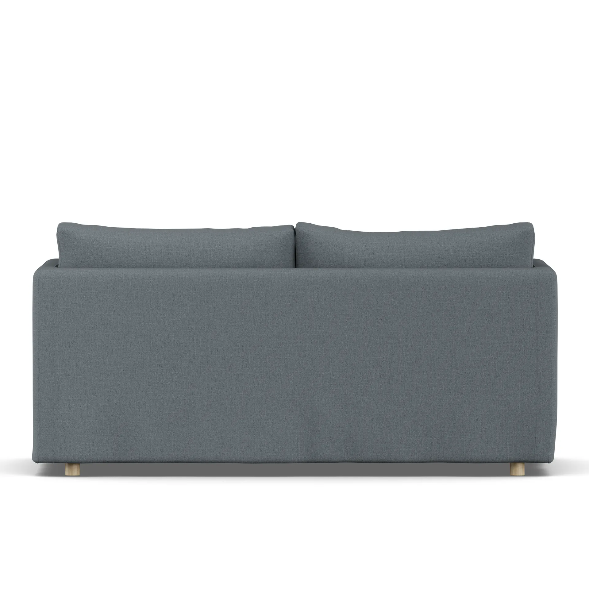 Linnevik sofa, Same Blue 6678-witgeoliede eiken, 2-zits, met rok 1898