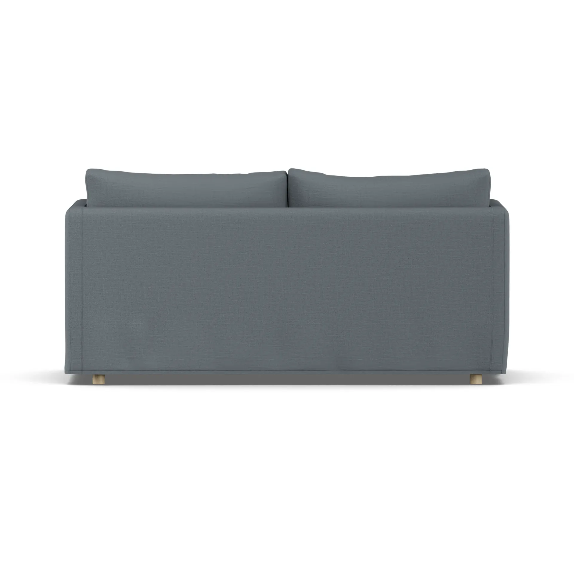 Linnevik sofa, Same Blue 6678-witgeoliede eiken, 2-zits, met rok 1898