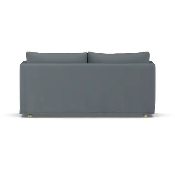 Linnevik sofa - Same Blue 6678-witgeoliede eiken, 2-zits, met rok - 1898