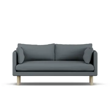 Linnevik sofa - Same Blue 6678-witgeoliede eiken, 2-zits - 1898