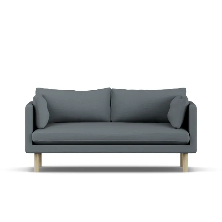 Linnevik sofa - Same Blue 6678-witgeoliede eiken, 2-zits - 1898