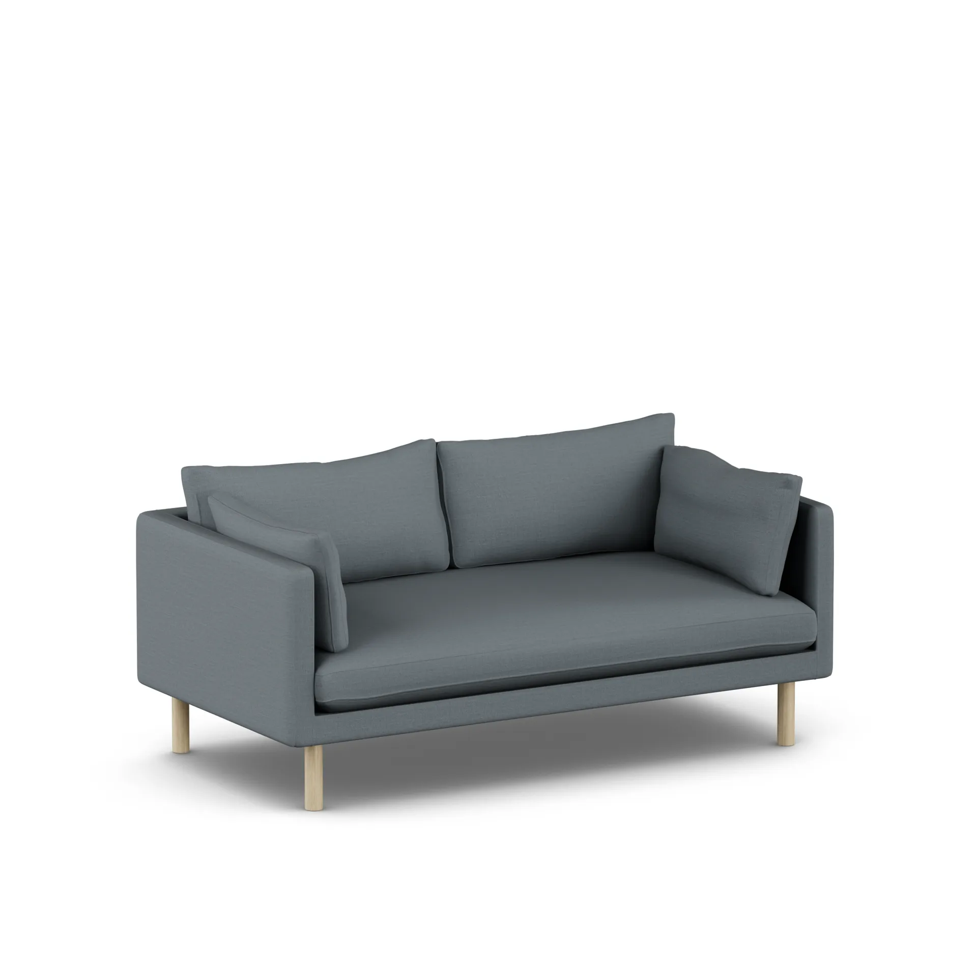 Linnevik sofa, Same Blue 6678-witgeoliede eiken, 2-zits 1898