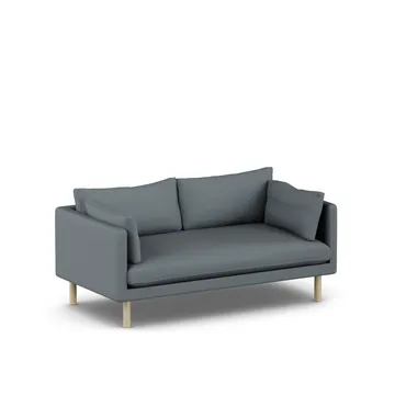 Linnevik sofa - Same Blue 6678-witgeoliede eiken, 2-zits - 1898