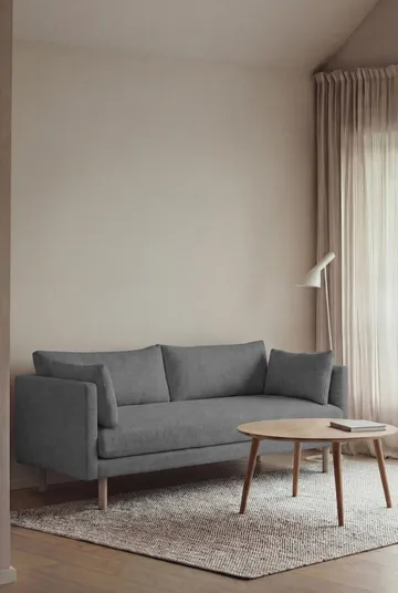 Linnevik sofa - Same Blue 6678-witgeoliede eiken, 2-zits - 1898