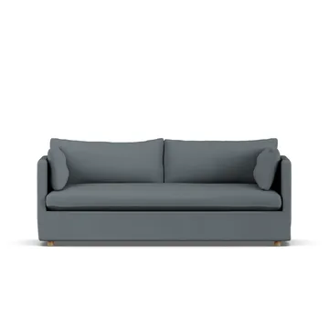 Linnevik sofa - Same Blue 6678-witgeoliede eiken, 3-zits, met rok - 1898