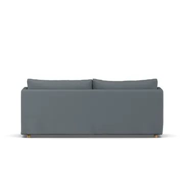 Linnevik sofa - Same Blue 6678-witgeoliede eiken, 3-zits, met rok - 1898