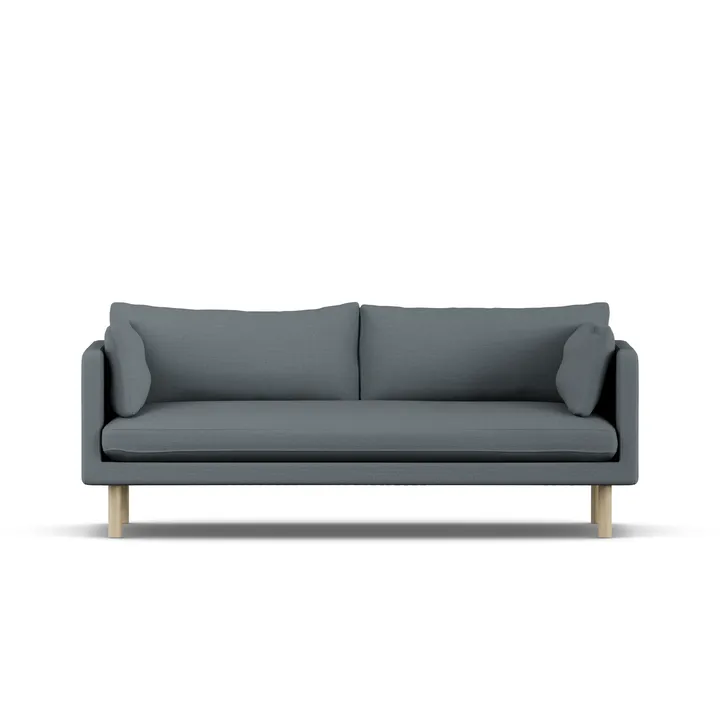 Linnevik sofa - Same Blue 6678-witgeoliede eiken, 3-zits - 1898
