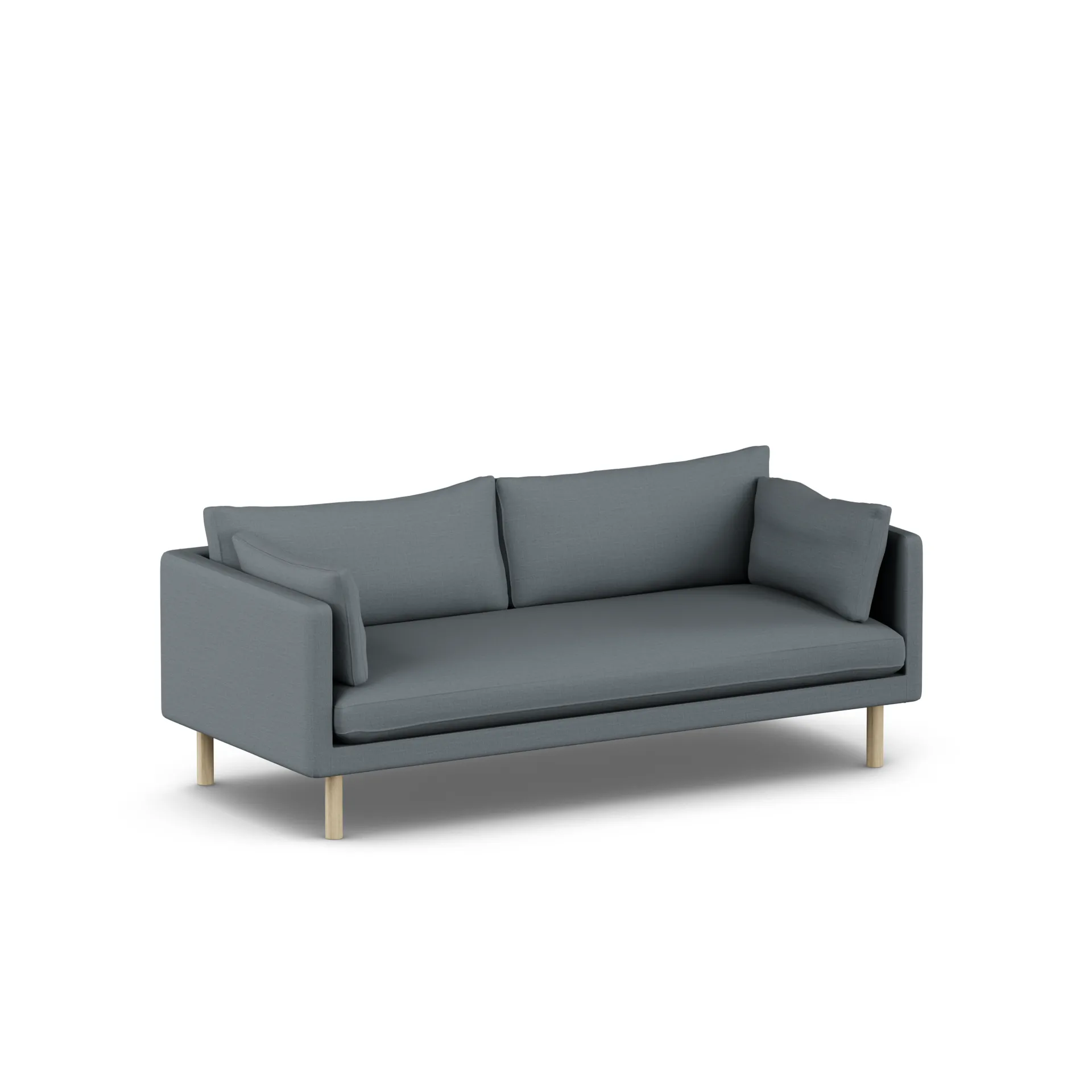Linnevik sofa, Same Blue 6678-witgeoliede eiken, 3-zits 1898