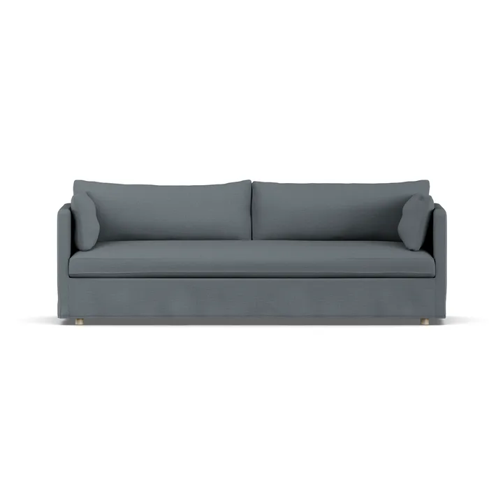 Linnevik sofa - Same Blue 6678-witgeoliede eiken, 4-zits, met rok - 1898