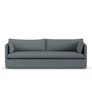 Linnevik sofa - Same Blue 6678-witgeoliede eiken, 4-zits, met rok - 1898