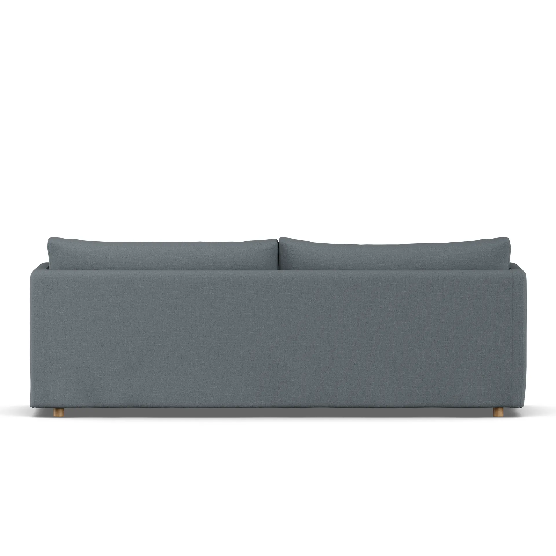 Linnevik sofa, Same Blue 6678-witgeoliede eiken, 4-zits, met rok 1898