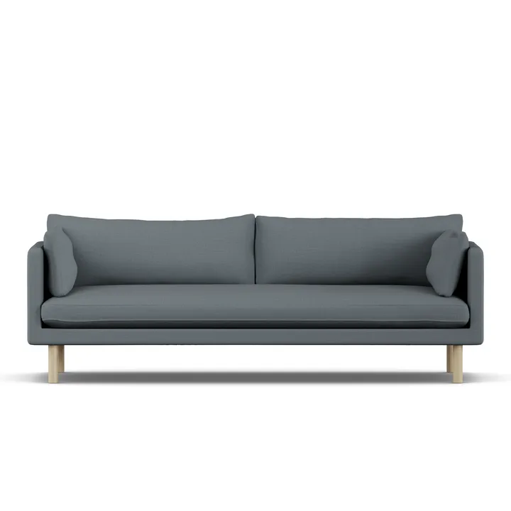 Linnevik sofa - Same Blue 6678-witgeoliede eiken, 4-zits - 1898