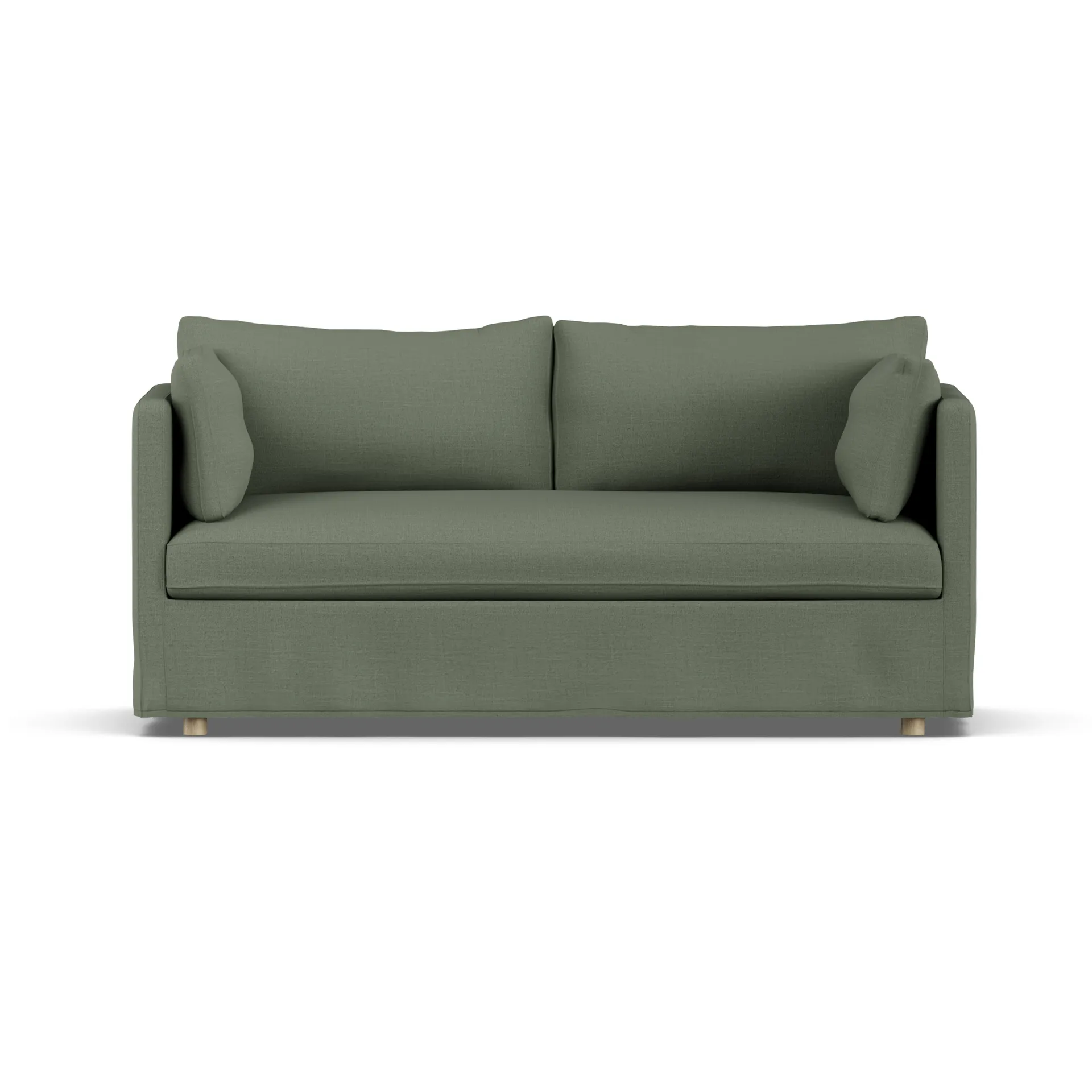 Linnevik sofa, Same Forest 6677-witgeoliede eiken, 2-zits, met rok 1898
