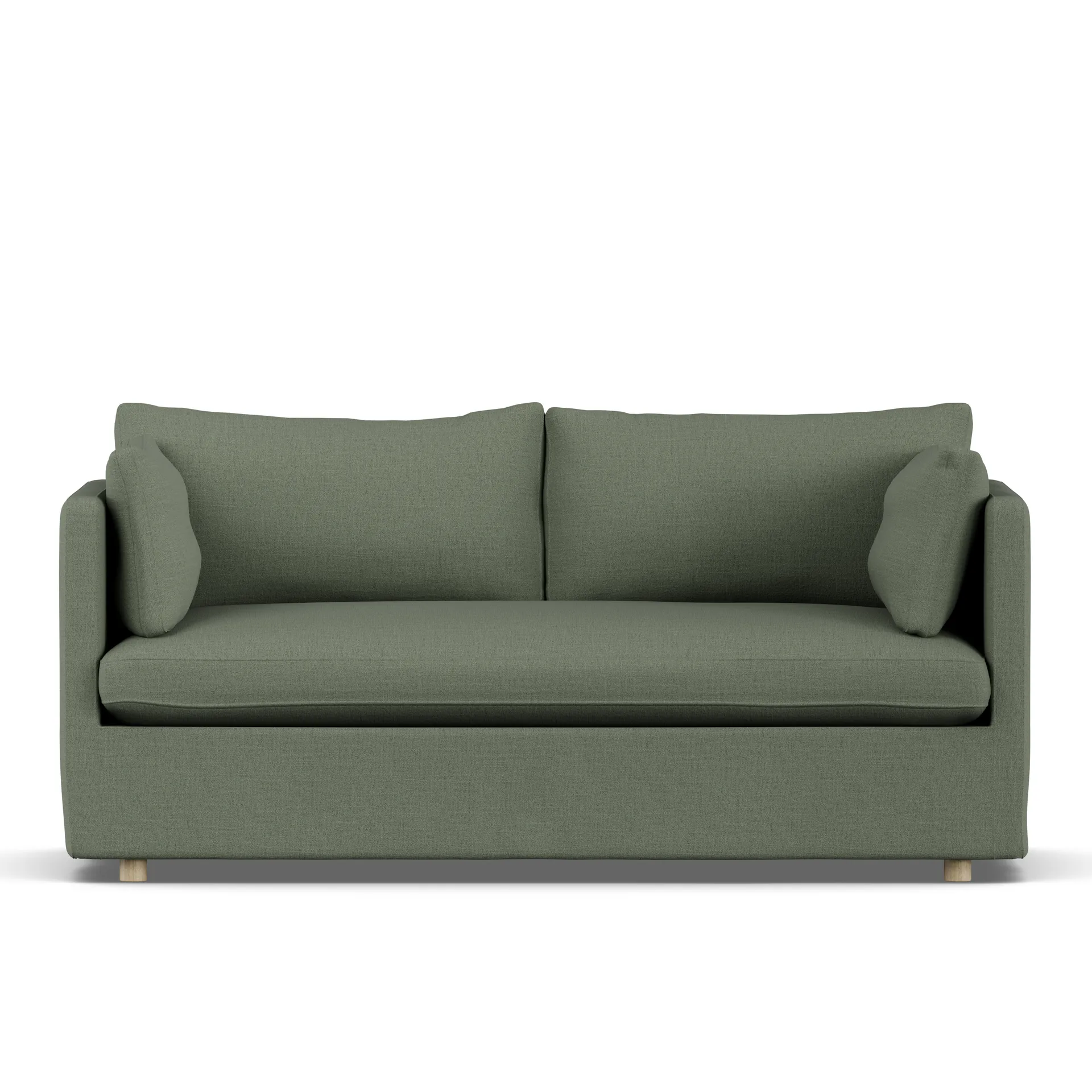 Linnevik sofa, Same Forest 6677-witgeoliede eiken, 2-zits, met rok 1898