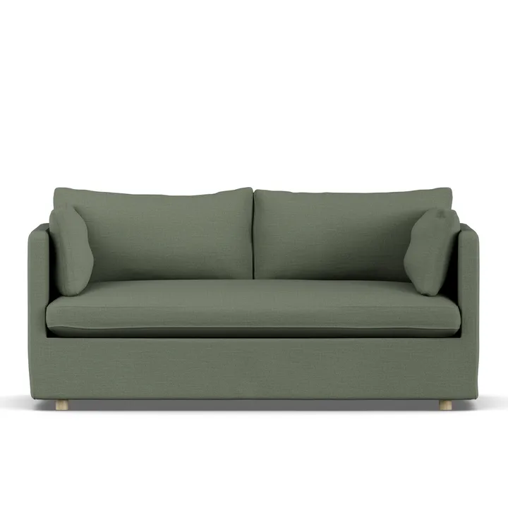 Linnevik sofa - Same Forest 6677-witgeoliede eiken, 2-zits, met rok - 1898