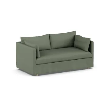 Linnevik sofa - Same Forest 6677-witgeoliede eiken, 2-zits, met rok - 1898